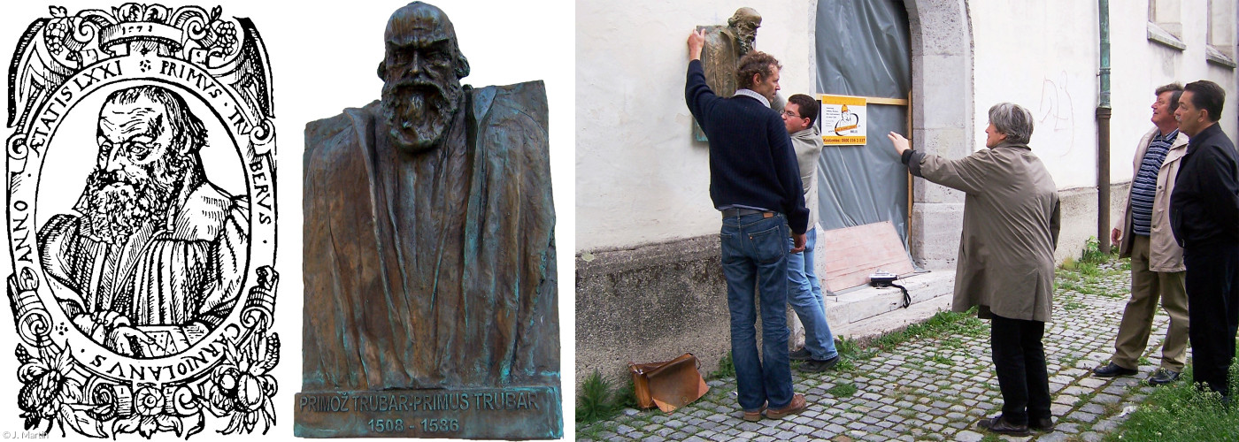 Primus Truber an der St.-Mang-Kirche Kempten